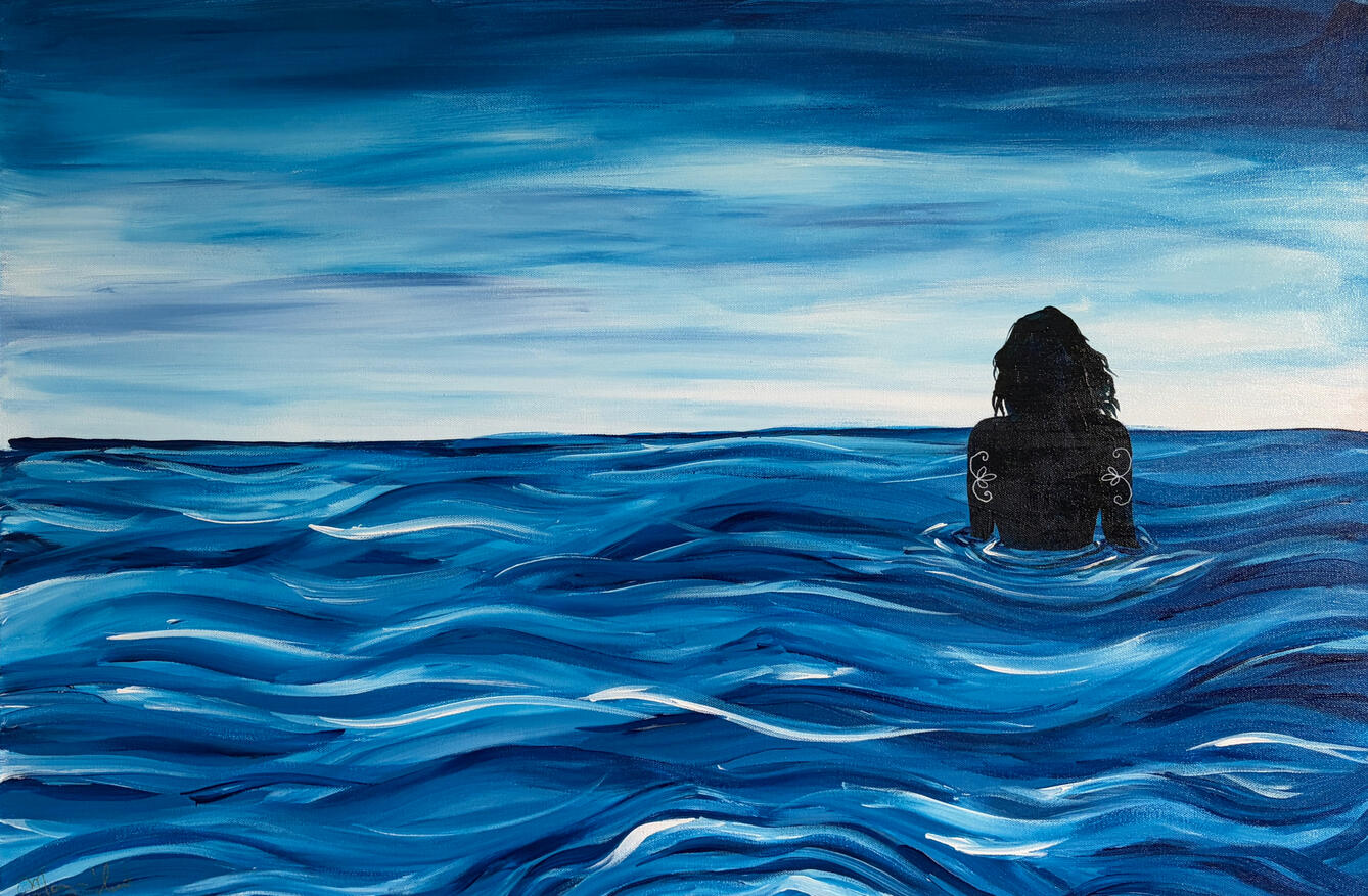 Élise Medium: Acrylic on Canvas Dimensions: 30 in x 40 in. Date: 2022