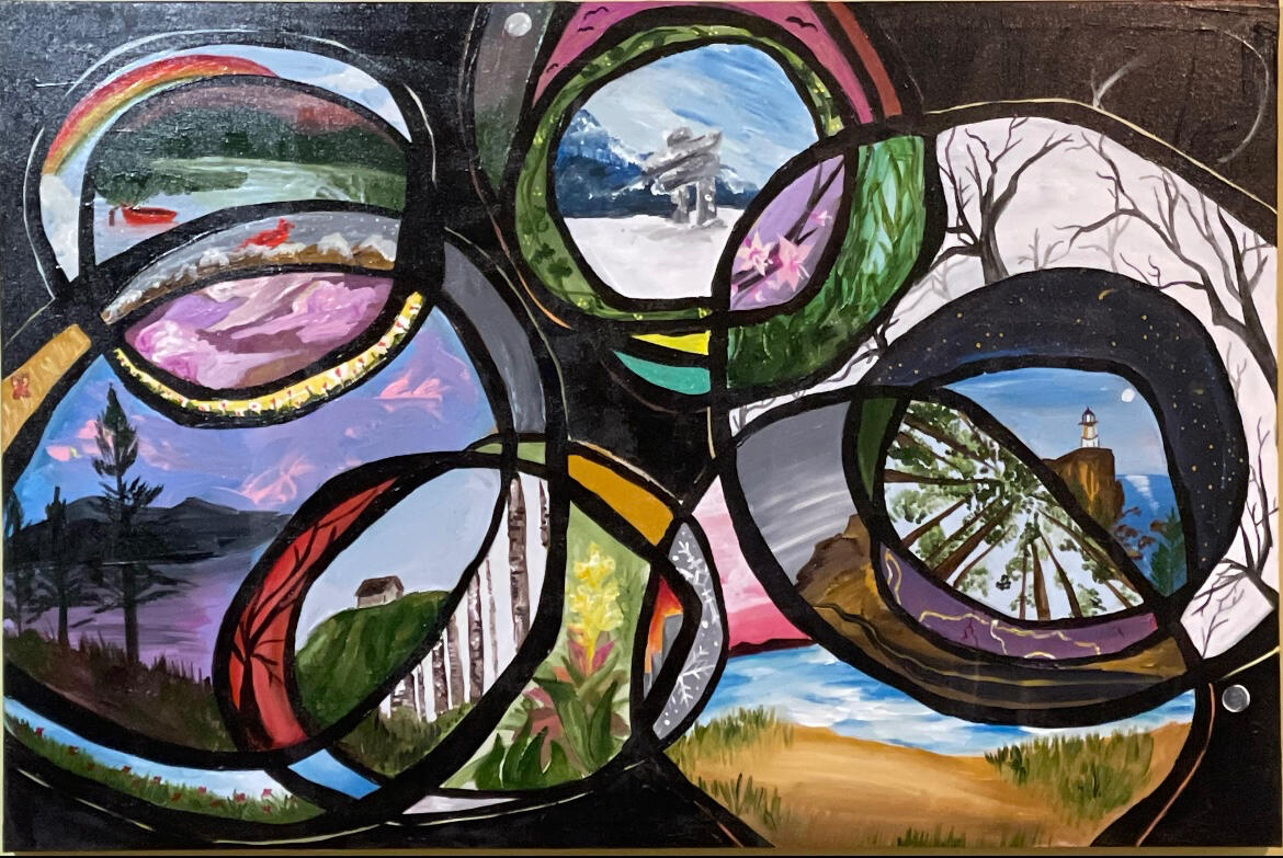 Resilience Date: 2020 Medium: Acrylic on canvas Dimensions: 24 in x 36 in